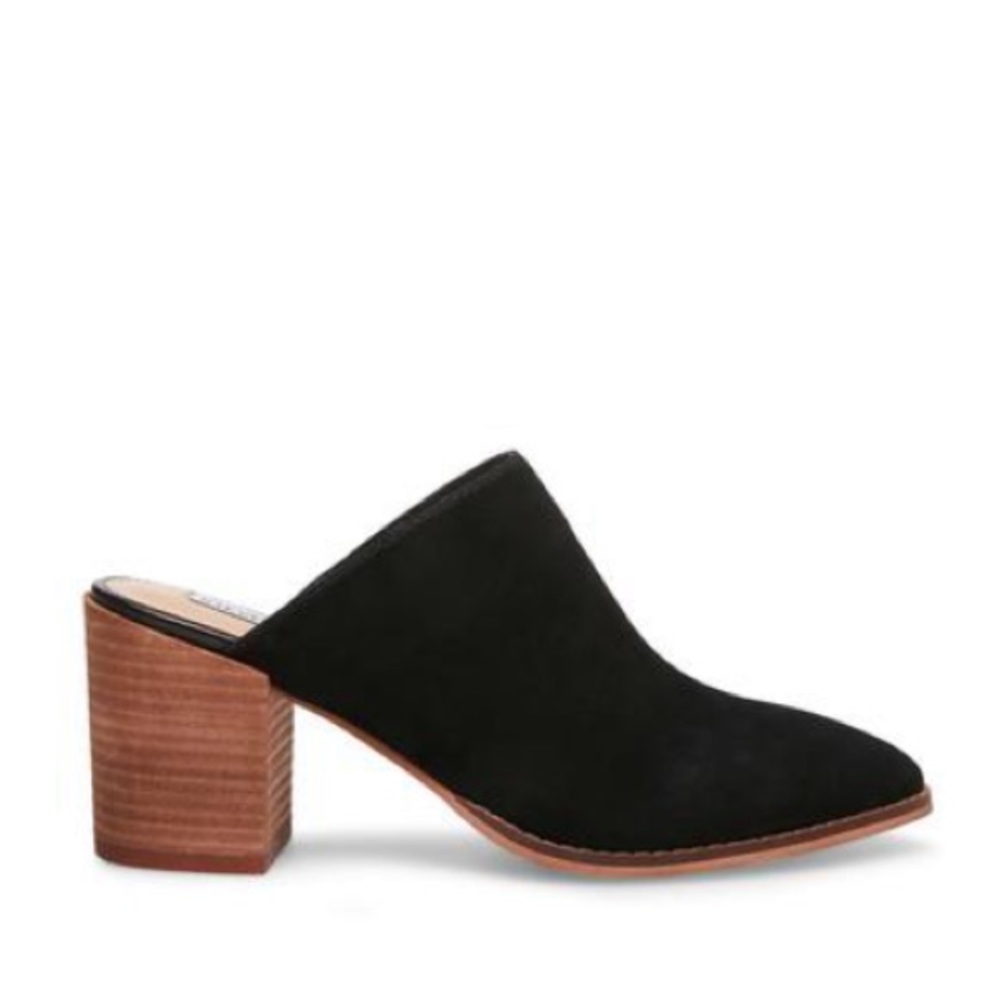 Steve Madden Shaylon Black Nubuck - worn once!